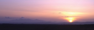 Digital Enhanced Photo Gallery Sunset Over Arran from Digital Enhanced Photo Gallery