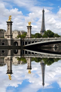 Digital Enhanced Photo Gallery Pont Alexandre III Bridge Paris 3