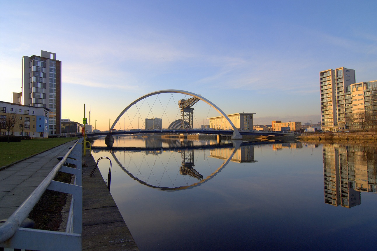 Digital Enhanced Photo Gallery The Squinty Bridge Glasgow