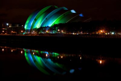 Digital Enhanced Photo Gallery Glasgow Armadillo At Night