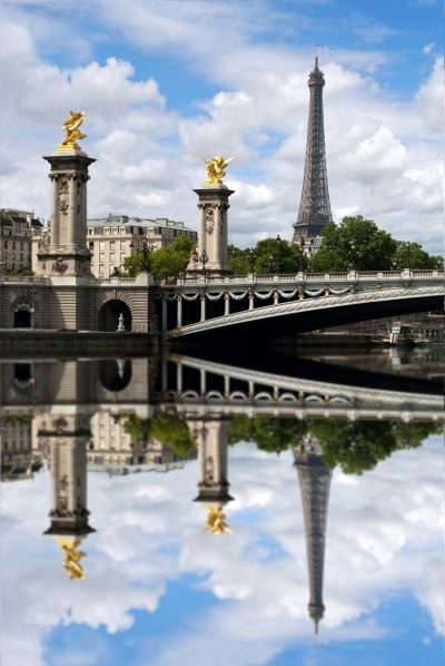 Digital Enhanced Photo Gallery pont alexandre III bridge paris